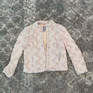 Lemon Tart Faux Fur Jacket